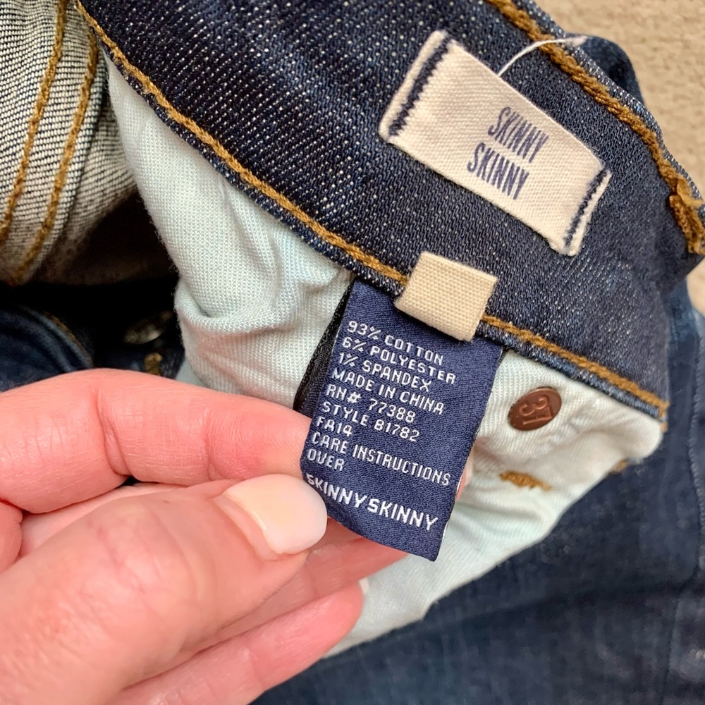 ❌SOLD❌ Madewell Skinny Skinny Denim Jeans - Picture 5 of 8